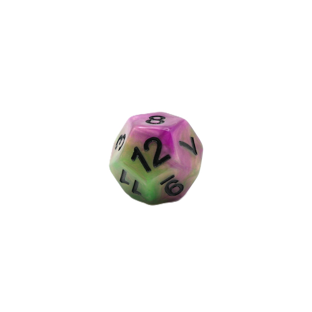 Poison Petals - 7 Piece DnD Dice Set | Acrylic RPG Gaming Dice - Collectors World Toys