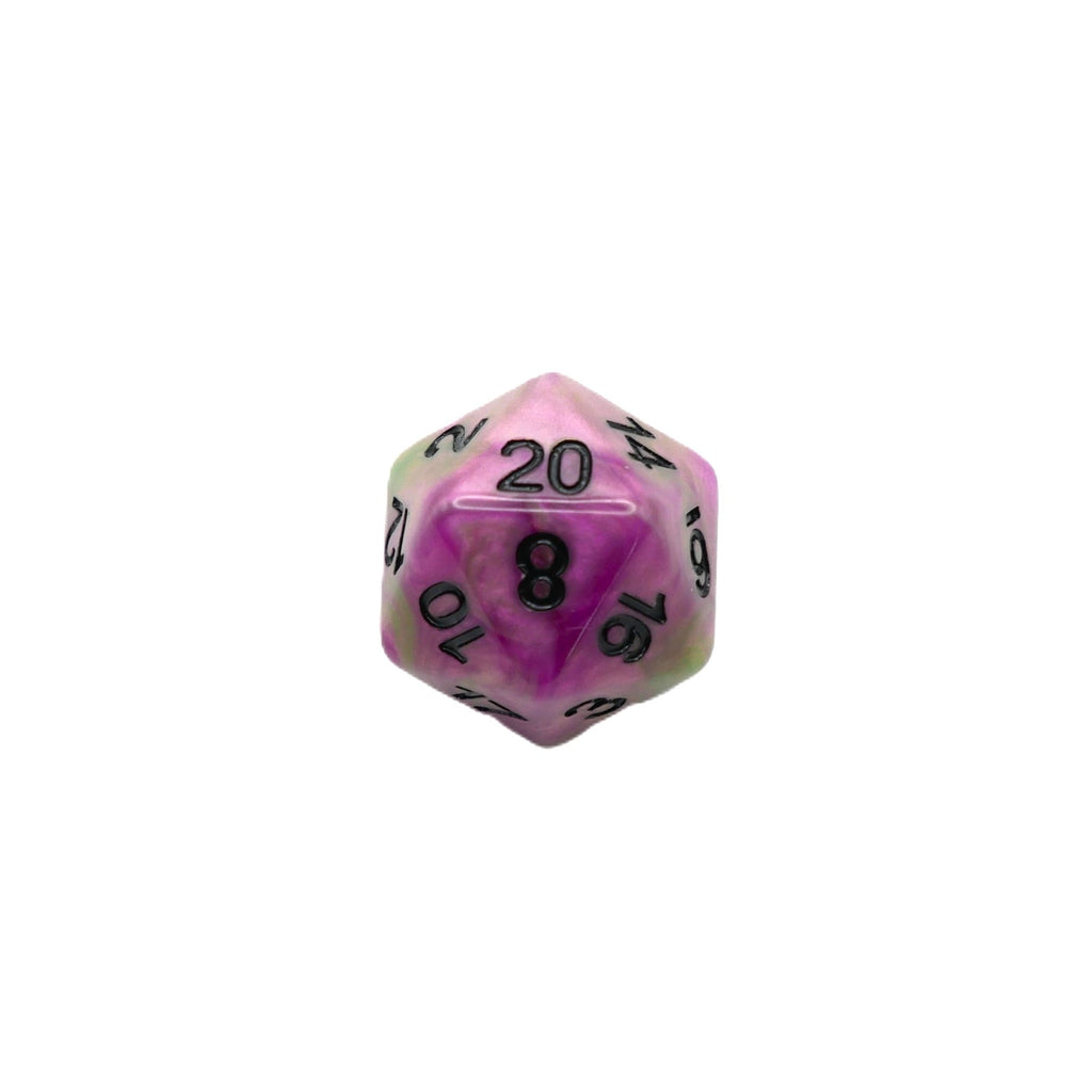 Poison Petals - 7 Piece DnD Dice Set | Acrylic RPG Gaming Dice - Collectors World Toys