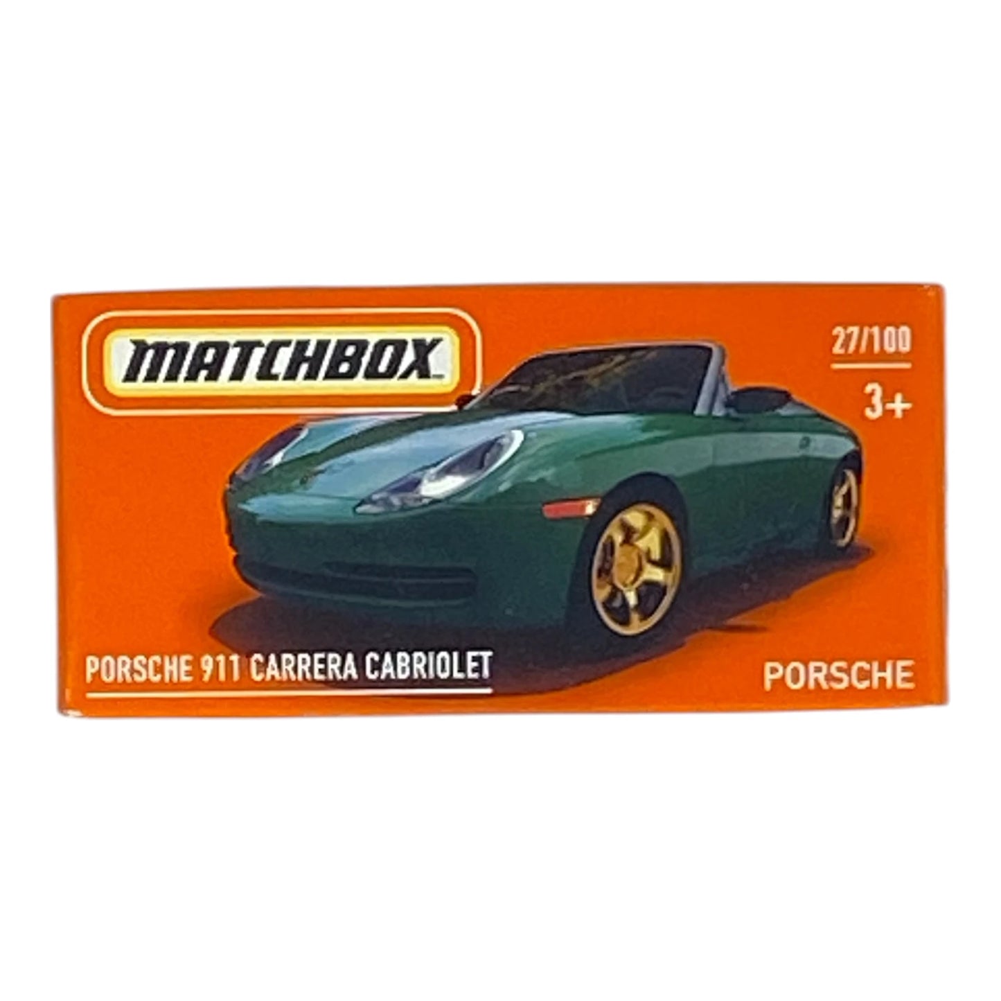 Matchbox Porsche 911 Carrera Cabriolet - Power Grabs - Matchbox Series 27/100