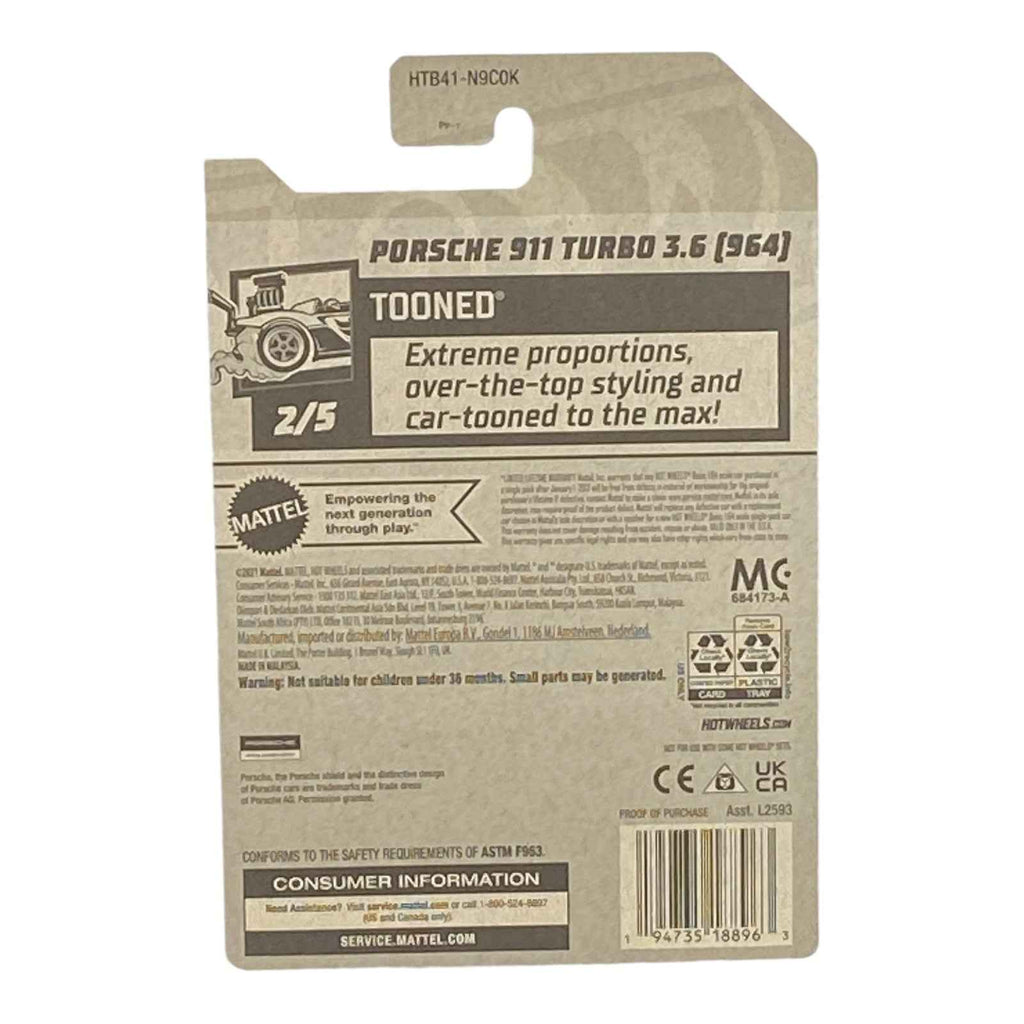 Hot Wheels Porsche 911 Turbo 3.6 (964) - Tooned Series 2/5 -