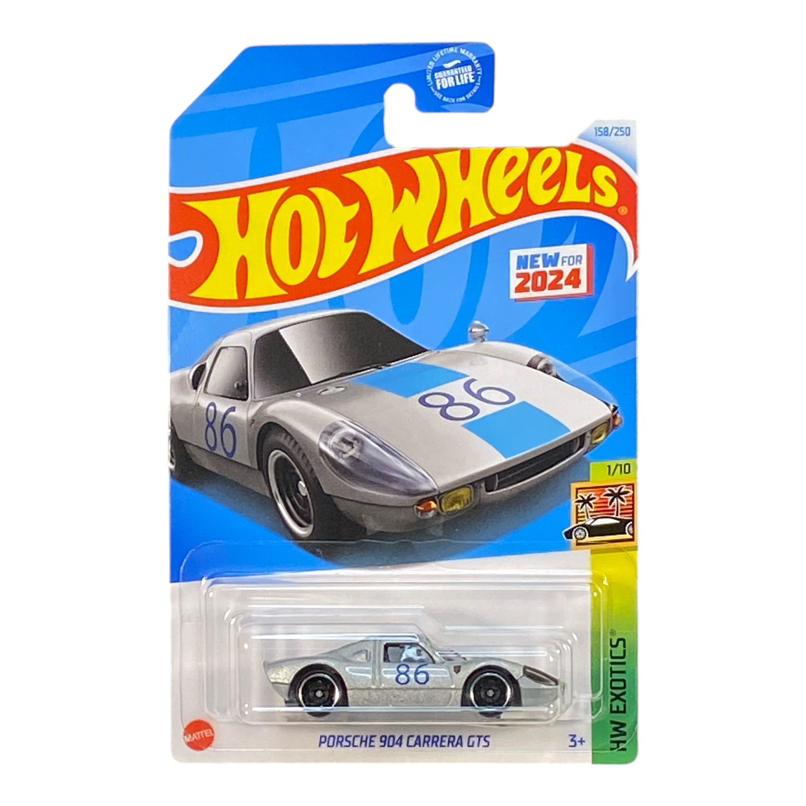 Hot Wheels Porsche 904 Carrera GTS - Exotics Series 1/10