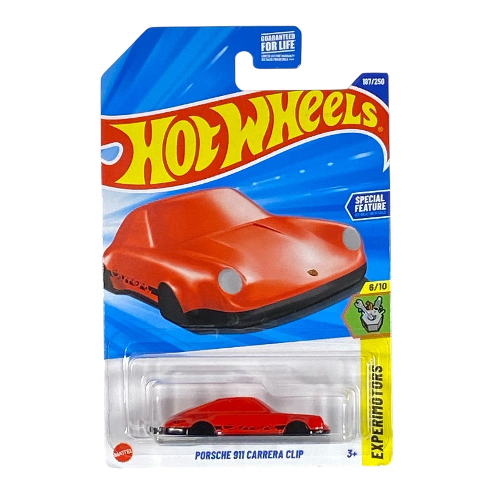 Hot Wheels Porsche 911 Carrera Clip - Experimotors Series 6/10 Main image