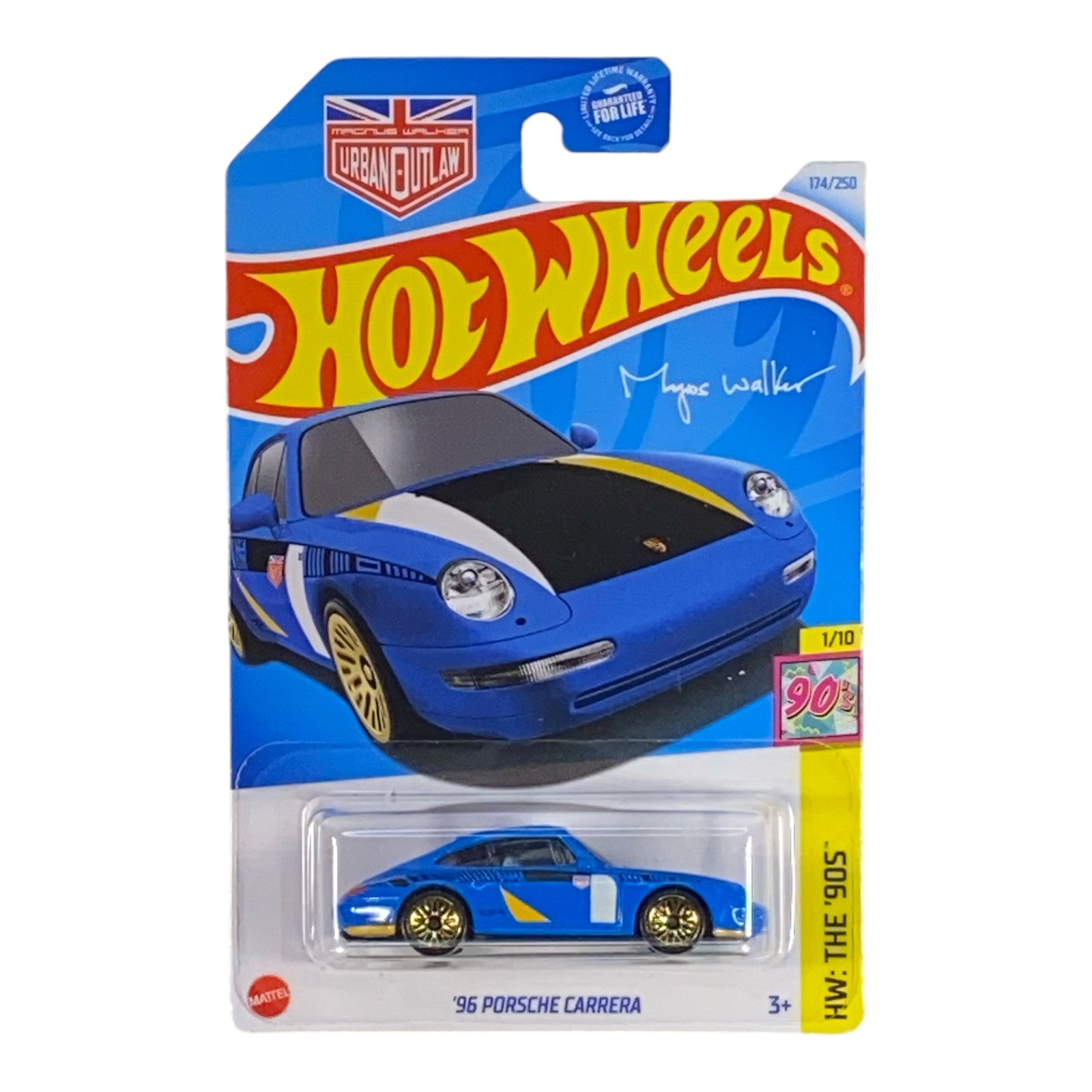 Hot Wheels '96 Porsche Carrera - The 90's Series 1/10