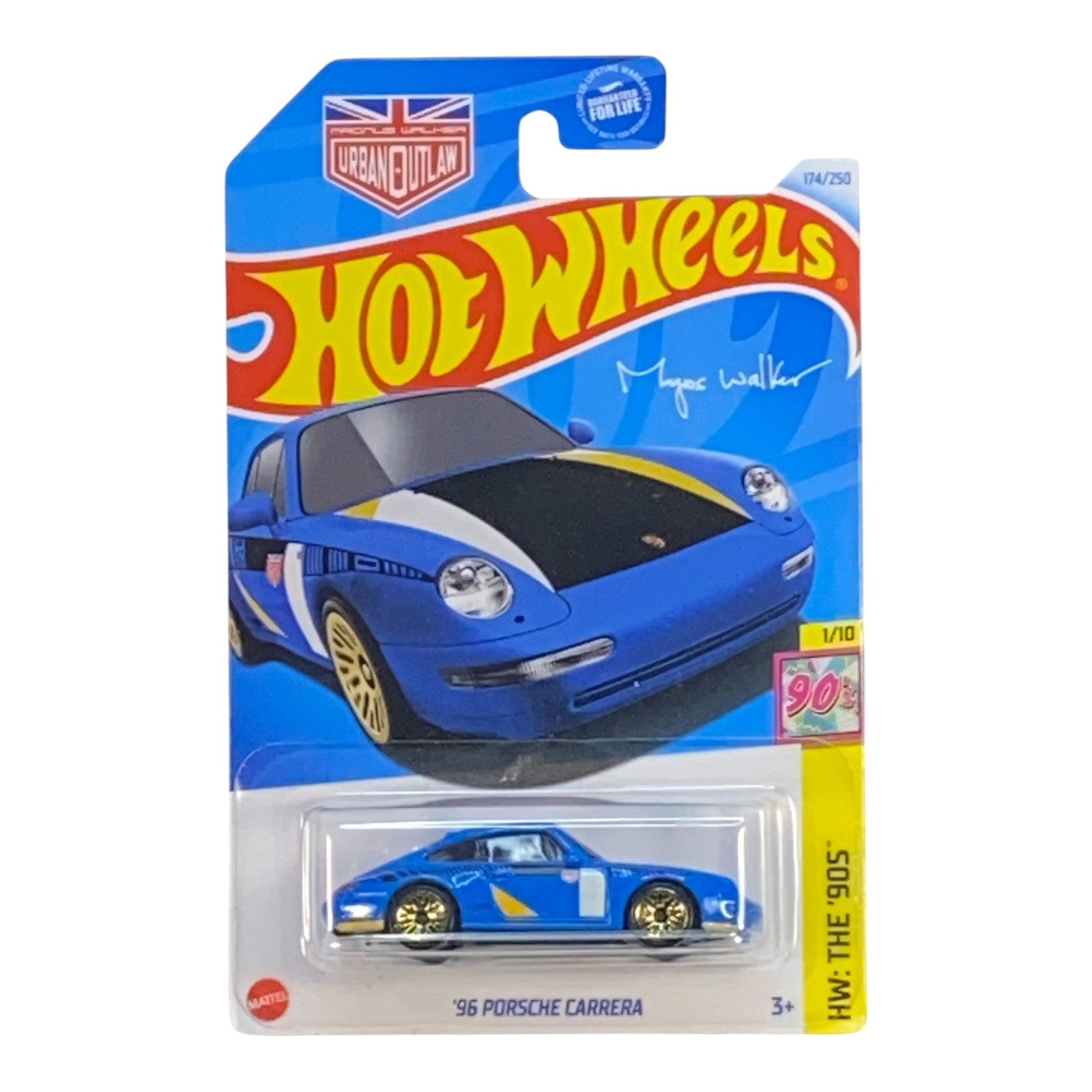 Hot Wheels '96 Porsche Carrera - The '90s Series 1/10