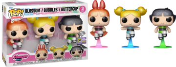 Pop! Animation: Powerpuff Girls Powerpuff Girls (Diamond Glitter 3-Pack) LE1000 Main image