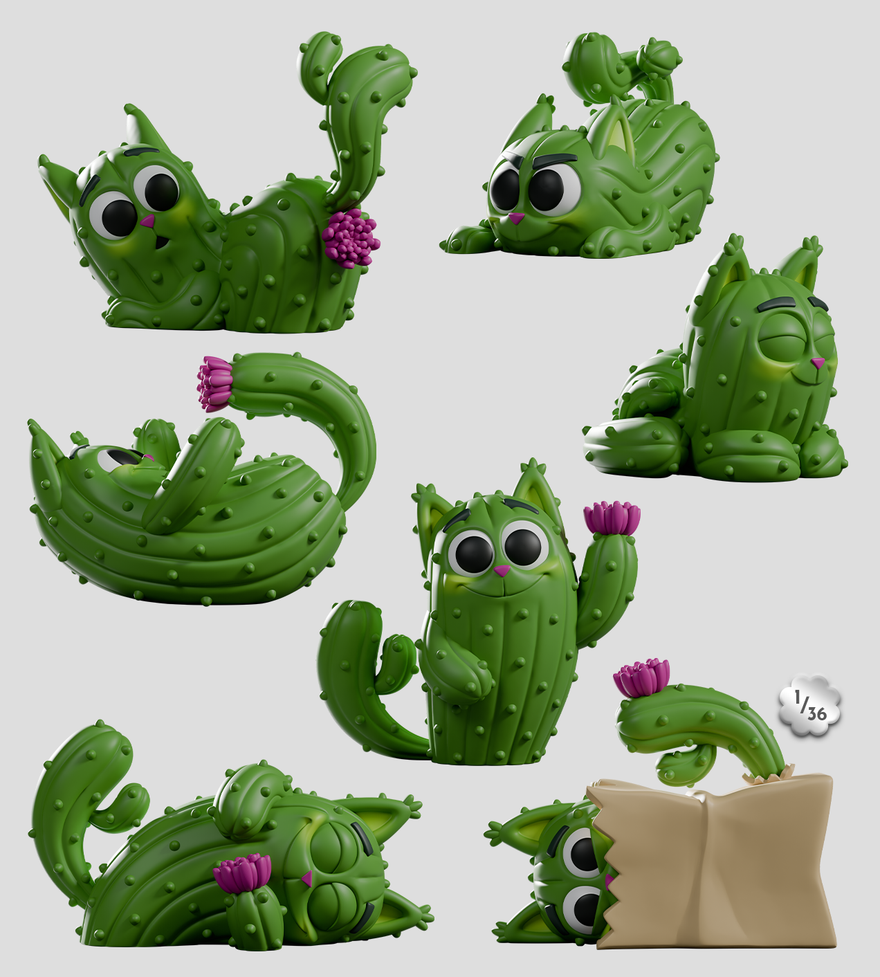 Kaleidos Creative: Pricklepuss Blind Box