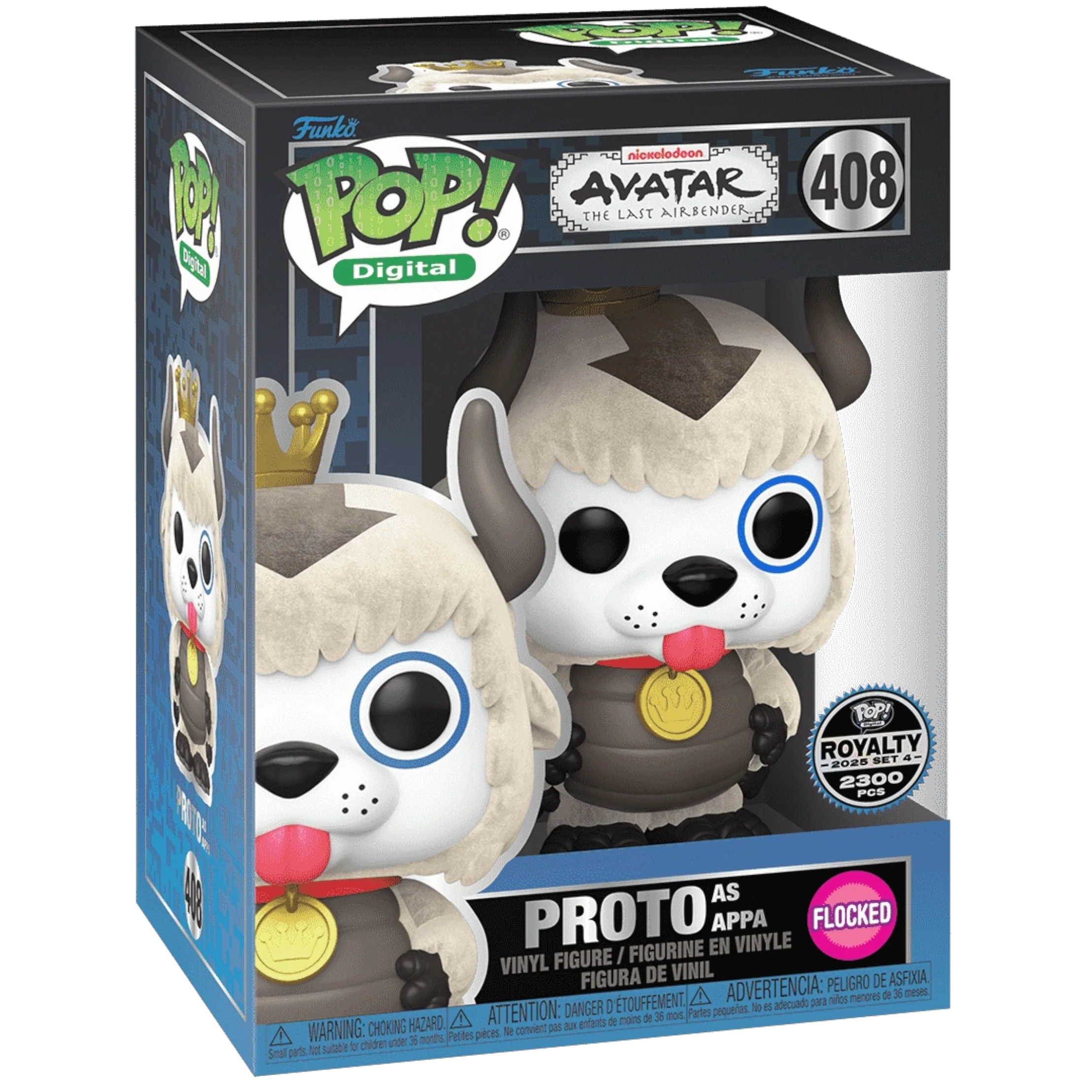 Pop! Digital Avatar Legends x Funko: Proto As Appa Flocked (NFT Royalty) #408 LE2300 Main image