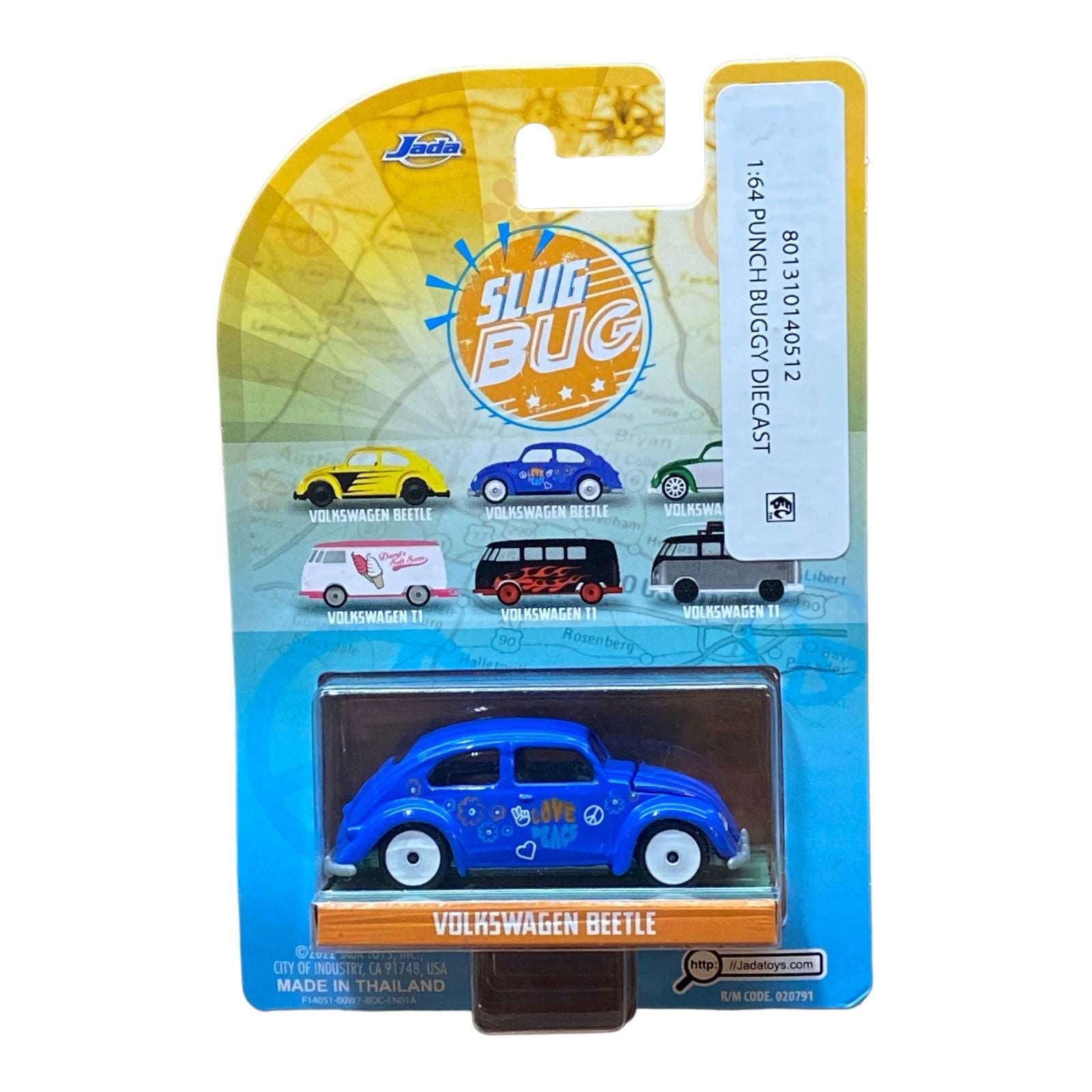 Jada Toys Volkswagen Beetle - Slug Bug / Punch Buggy Collection - Collectors World Toys