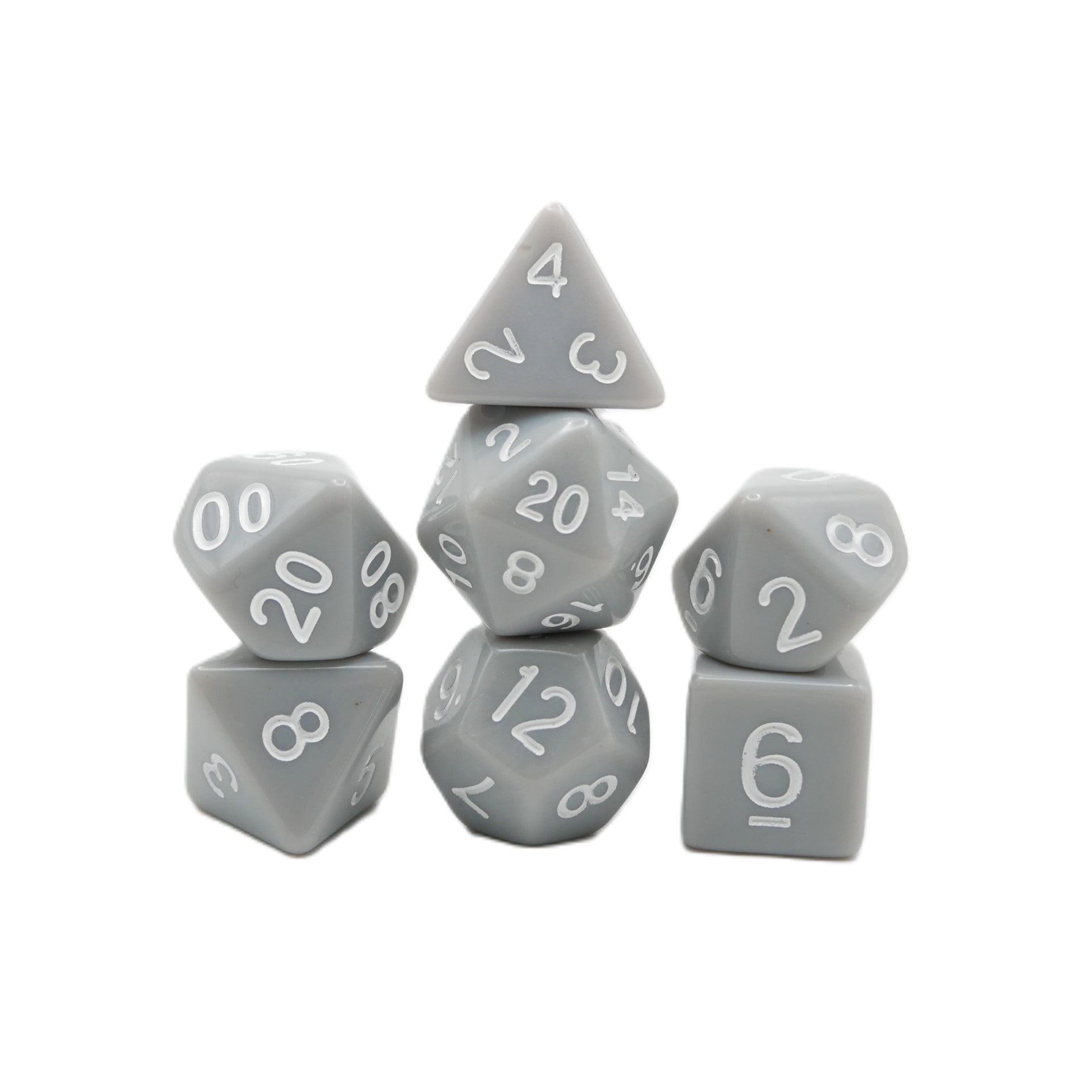 Quietus - 7 Piece DnD Dice Set | Acrylic RPG Gaming Dice - Collectors World Toys