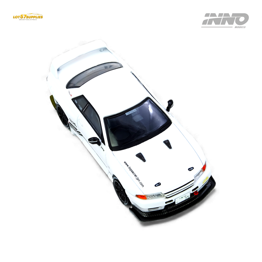 (Pre-Order) INNO64 TOP SECRET VR32 GT-R - White 1:64