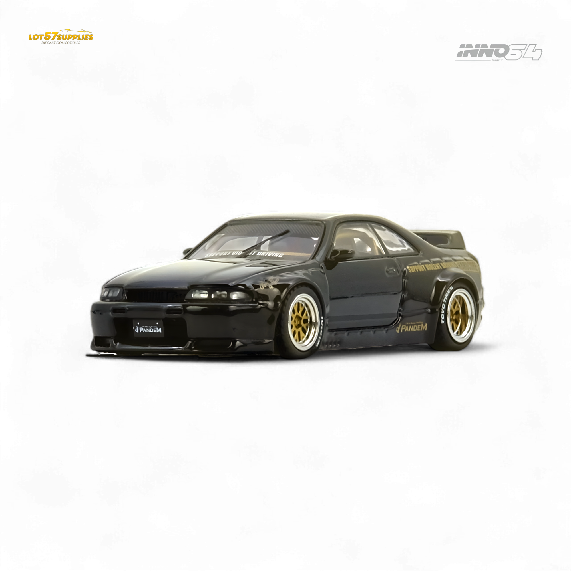 (Pre-Order) inno64 PANDEM GT-R (BCNR33) - Black 1:64