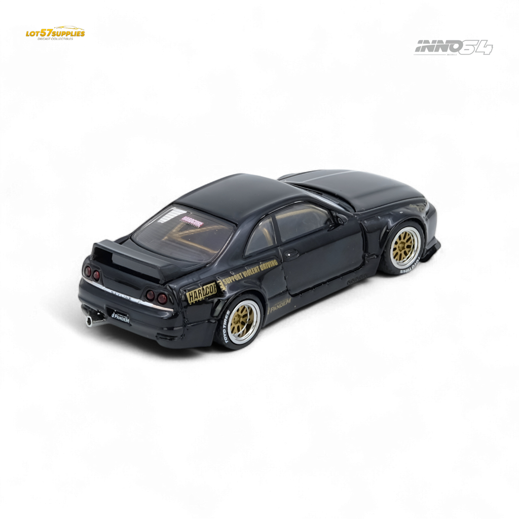 (Pre-Order) inno64 PANDEM GT-R (BCNR33) - Black 1:64