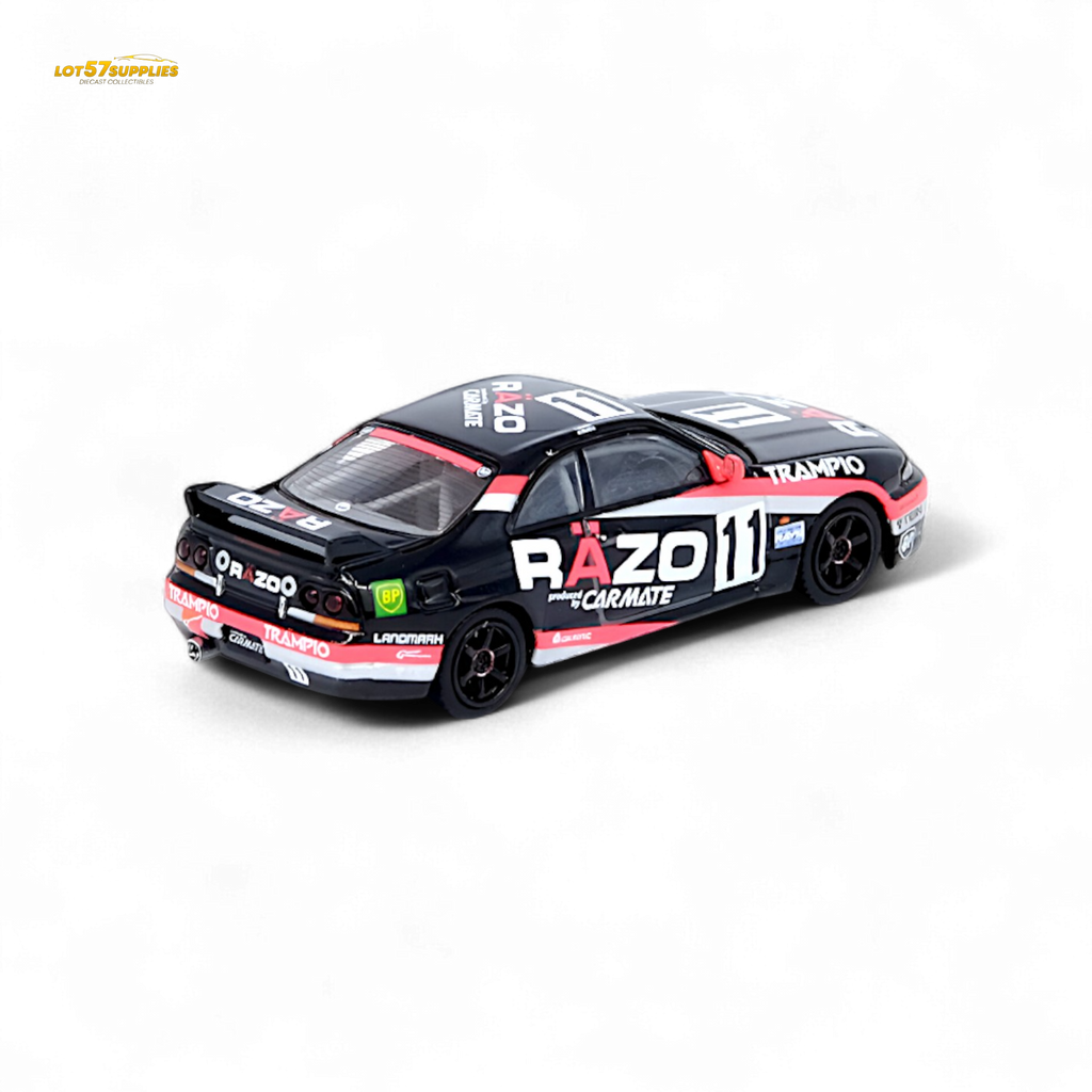 Inno64 NISSAN SKYLINE GT-R R33 #11 "RAZO TRAMPIO" N1 Super Endurance Series - SENDAN HIGHLAND 1995 Winner 1:64 - Collectors World Toys