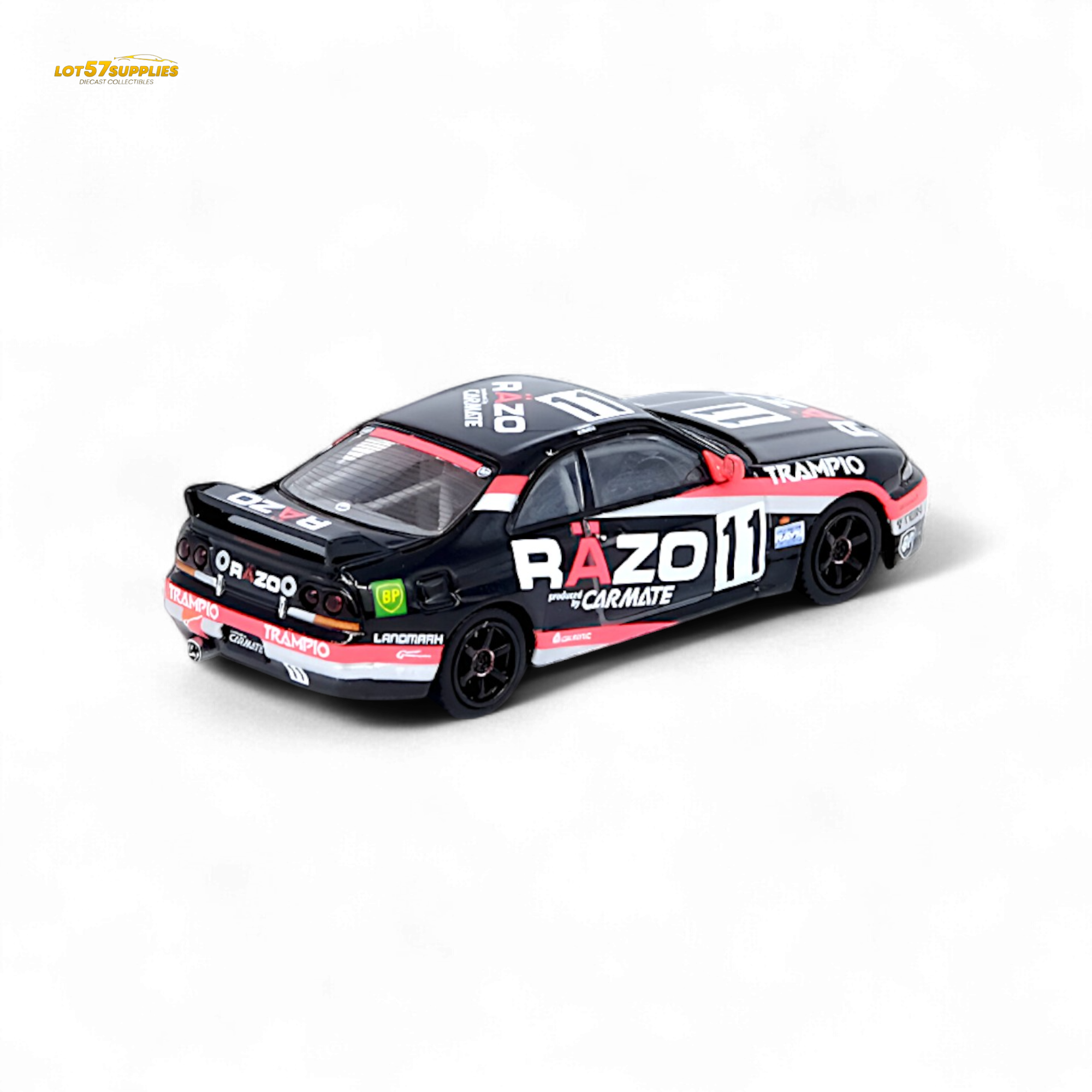 Inno64 NISSAN SKYLINE GT-R R33 #11 "RAZO TRAMPIO" N1 Super Endurance Series - SENDAN HIGHLAND 1995 Winner 1:64 - Collectors World Toys