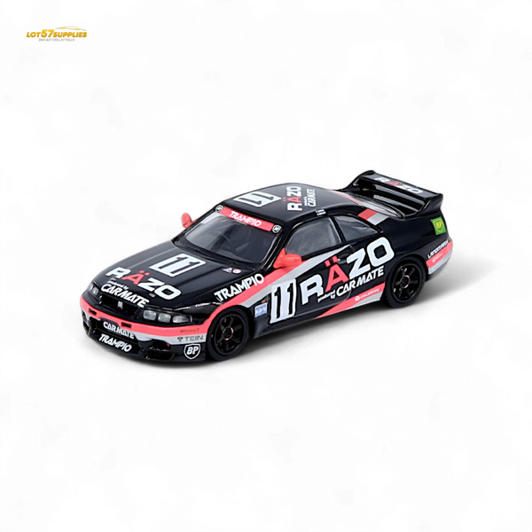 Inno64 NISSAN SKYLINE GT-R R33 #11 "RAZO TRAMPIO" N1 Super Endurance Series - SENDAN HIGHLAND 1995 Winner 1:64 - Collectors World Toys
