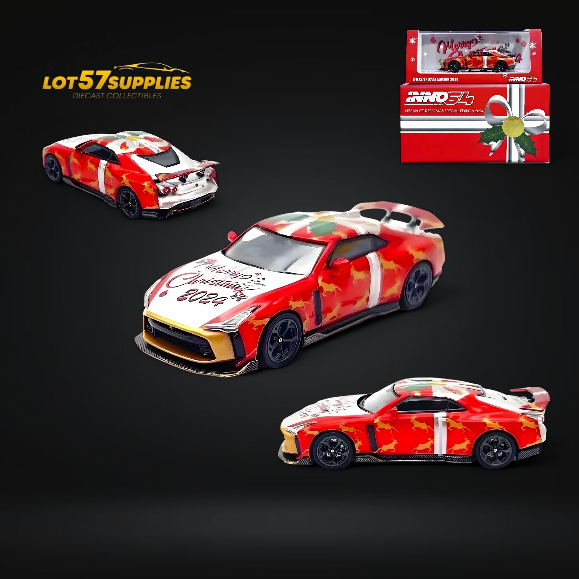 Inno64 NISSAN GT-R50 "X'MAS 2024" Special Edition 1:64 Main image