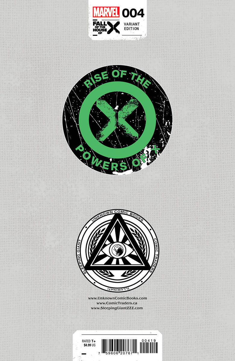 Rise Of The Powers Of X #4 Unknown Comics Kaare Andrews Exclusive Virgin Var [Fhx] (04/24/2024) - Collectors World Toys
