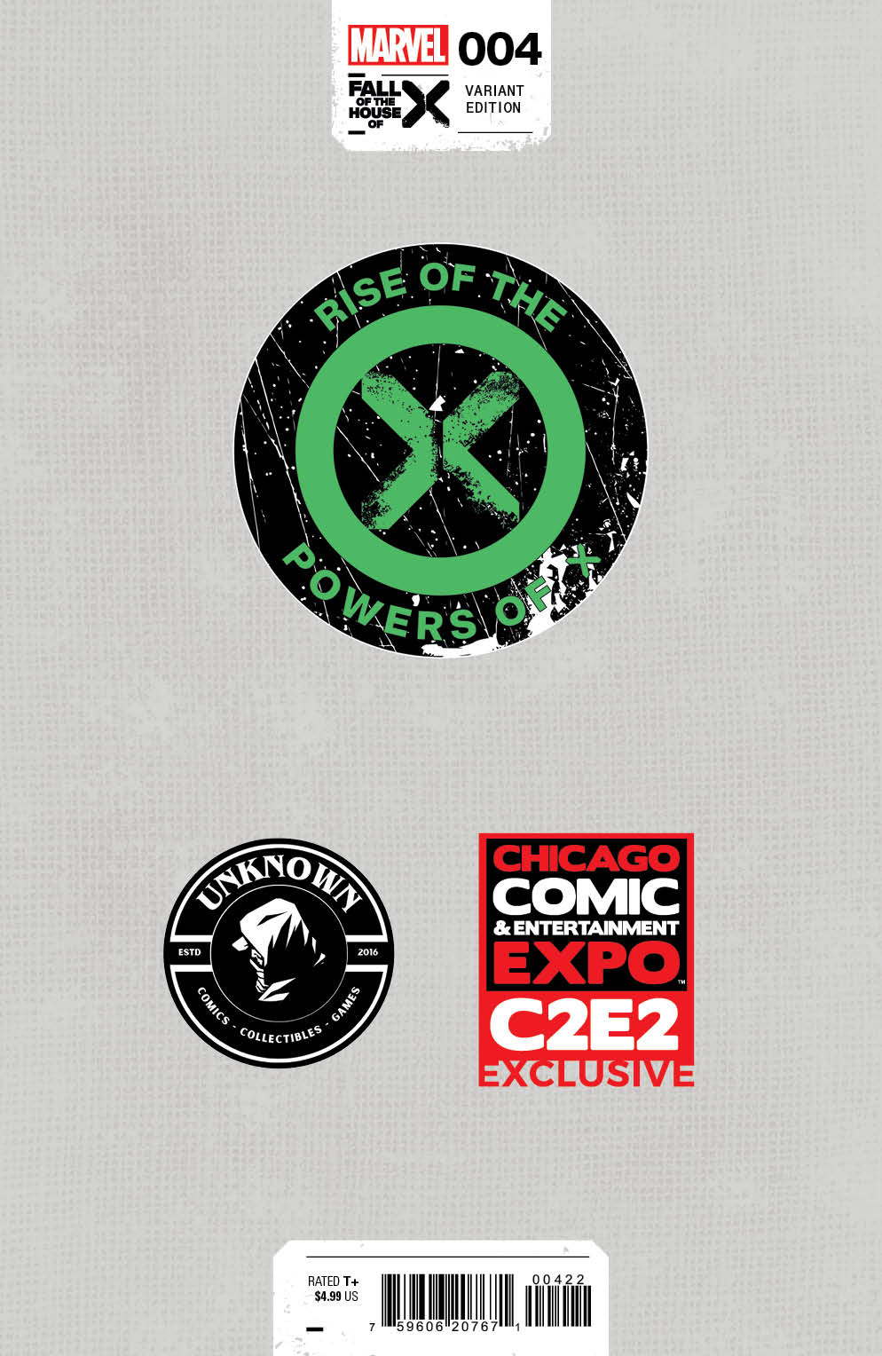 [Signed by Kaare Andrews] RISE OF THE POWERS OF X #4 UNKNOWN COMICS KAARE ANDREWS EXCLUSIVE VIRGIN C2E2 VAR [FHX] [IN STOCK] - Collectors World Toys