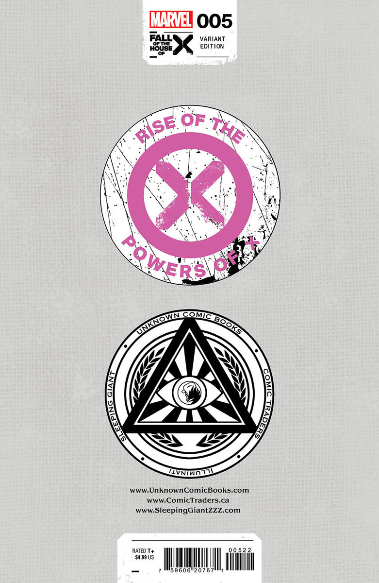 Rise Of The Powers Of X #5 Unknown Comics David Nakayama Exclusive Virgin Var [Fhx] (05/29/2024) - Collectors World Toys