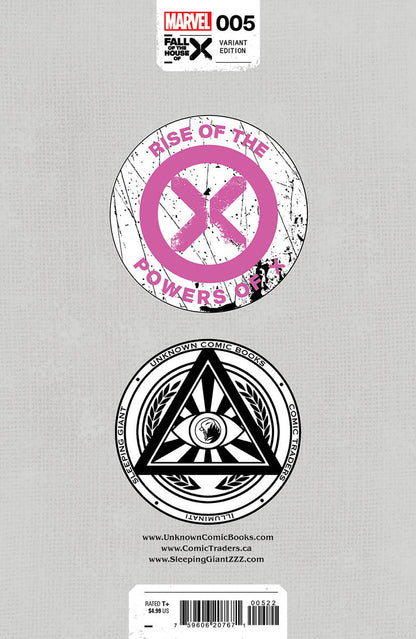 Rise Of The Powers Of X #5 Unknown Comics David Nakayama Exclusive Virgin Var [Fhx] (05/29/2024) - Collectors World Toys