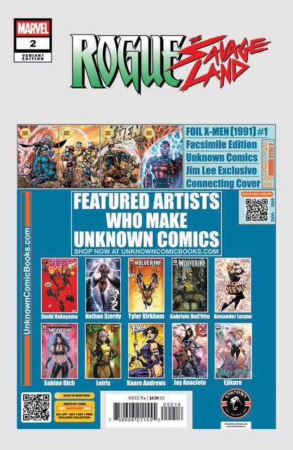 Rogue: The Savage Land #2 Unknown Comic Sabine Rich Exclusive Var (02/26/2025) - Collectors World Toys