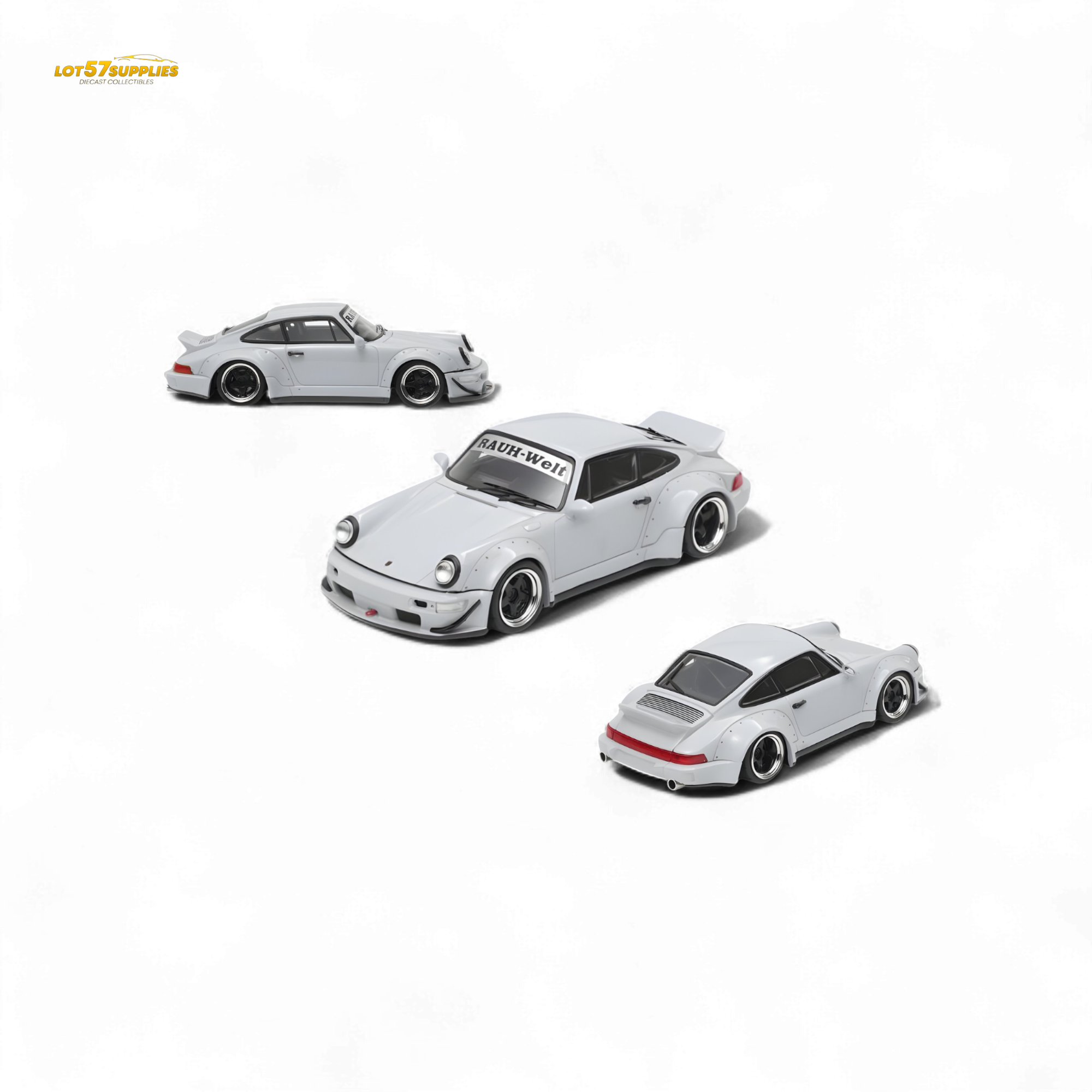 Fast Speed FS Rauh-Welt RWB964 Wide-Body Duck Wing - Grey 1:64 Main image