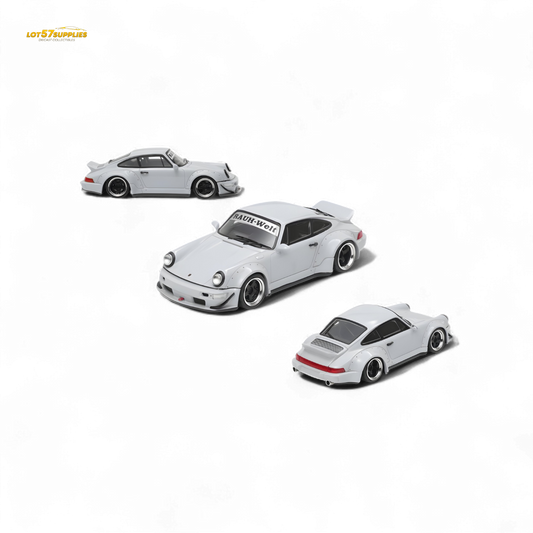 Fast Speed FS Rauh-Welt RWB964 Wide-Body Duck Wing - Grey 1:64