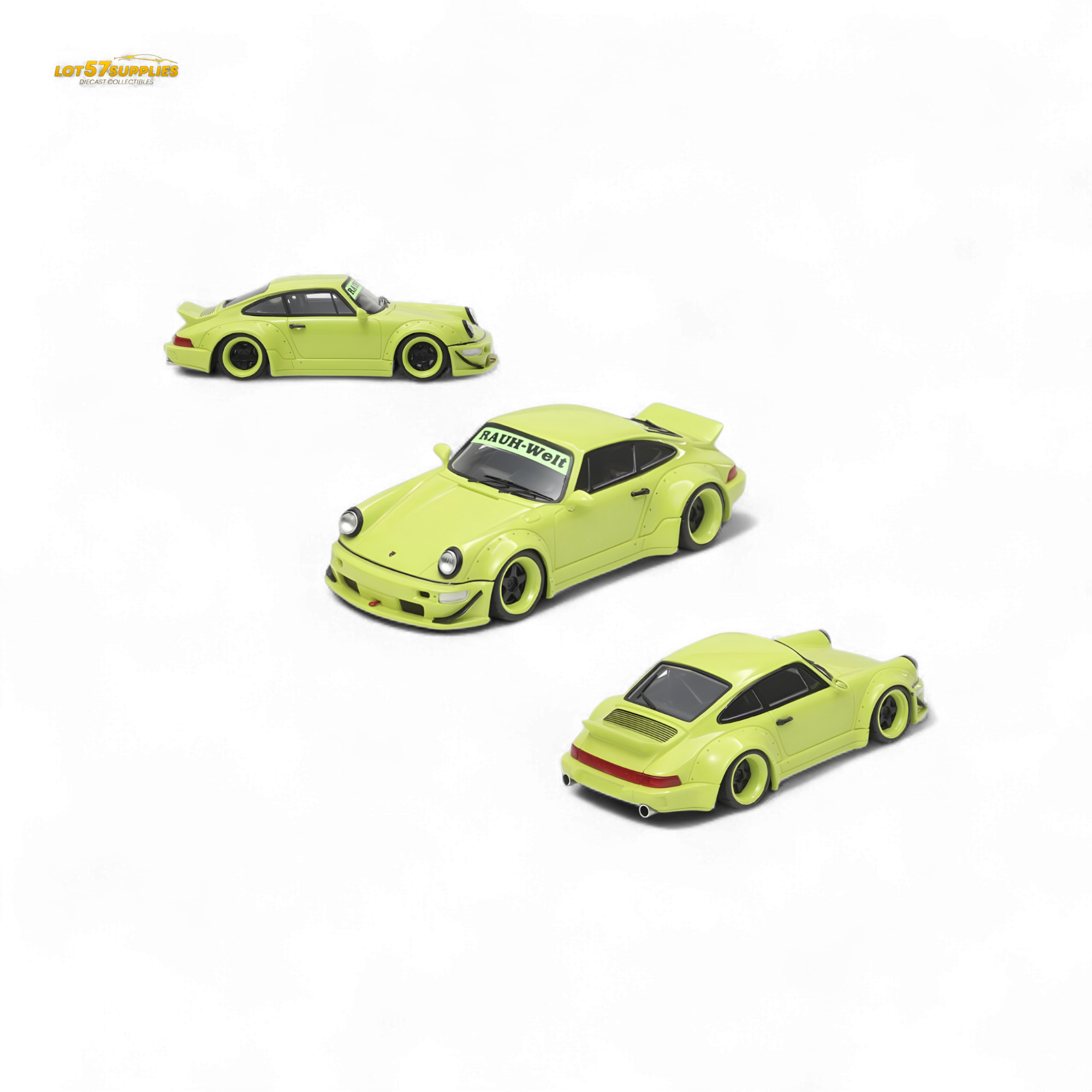Fast Speed FS Rauh-Welt RWB964 Wide-Body Duck Wing - Green 1:64 Main image