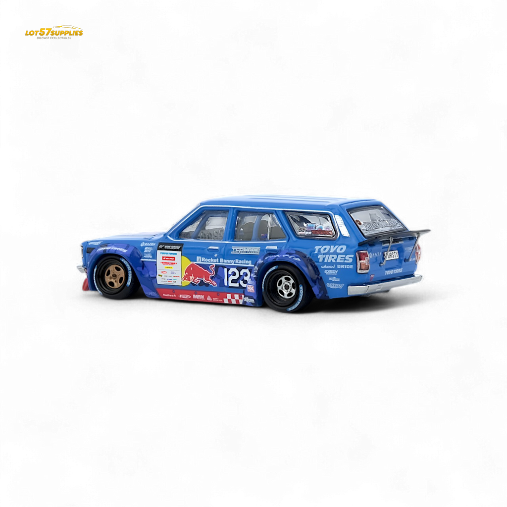 Inno64 MAD MIKE 1976 MAZDA RX3 Station Wagon D1GP Series 2024 1:64