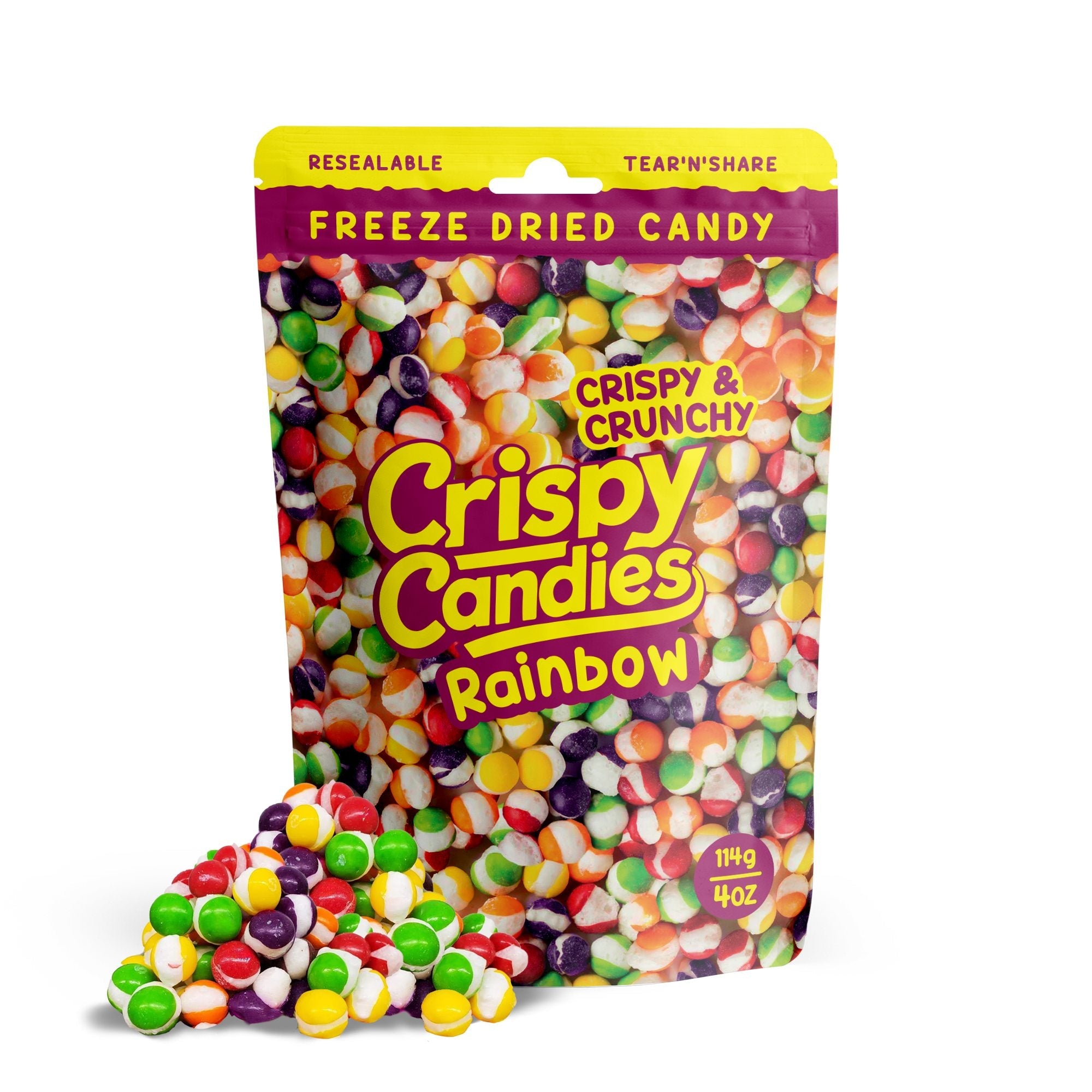 Crispy Candies - Rainbow Freeze Dried Candy 114g Main image