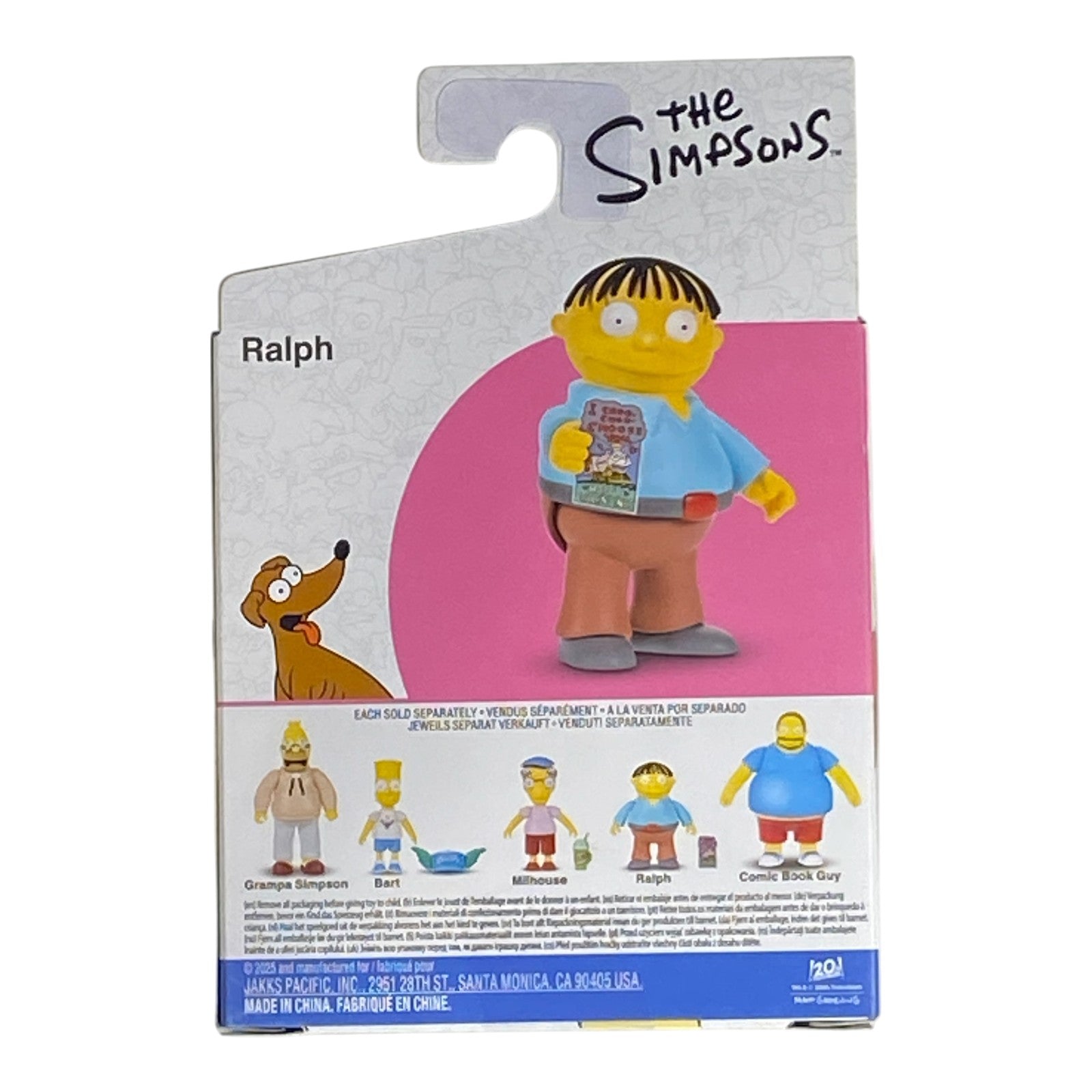 The Simpsons Ralph with Valentine Card Action Figure 2.5 Inches Action Figure Secondary image