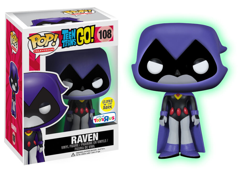 Funko Pop Television: Teen Titans - Purple Raven Glow in the Dark #108 Main image