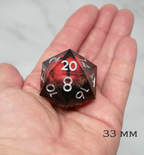 Smaug's Eye | Giant D20 Moving Eye DnD Dice | Acrylic RPG Gaming Dice - Collectors World Toys