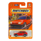 Red Matchbox 1983 Ford Fiesta MK2
