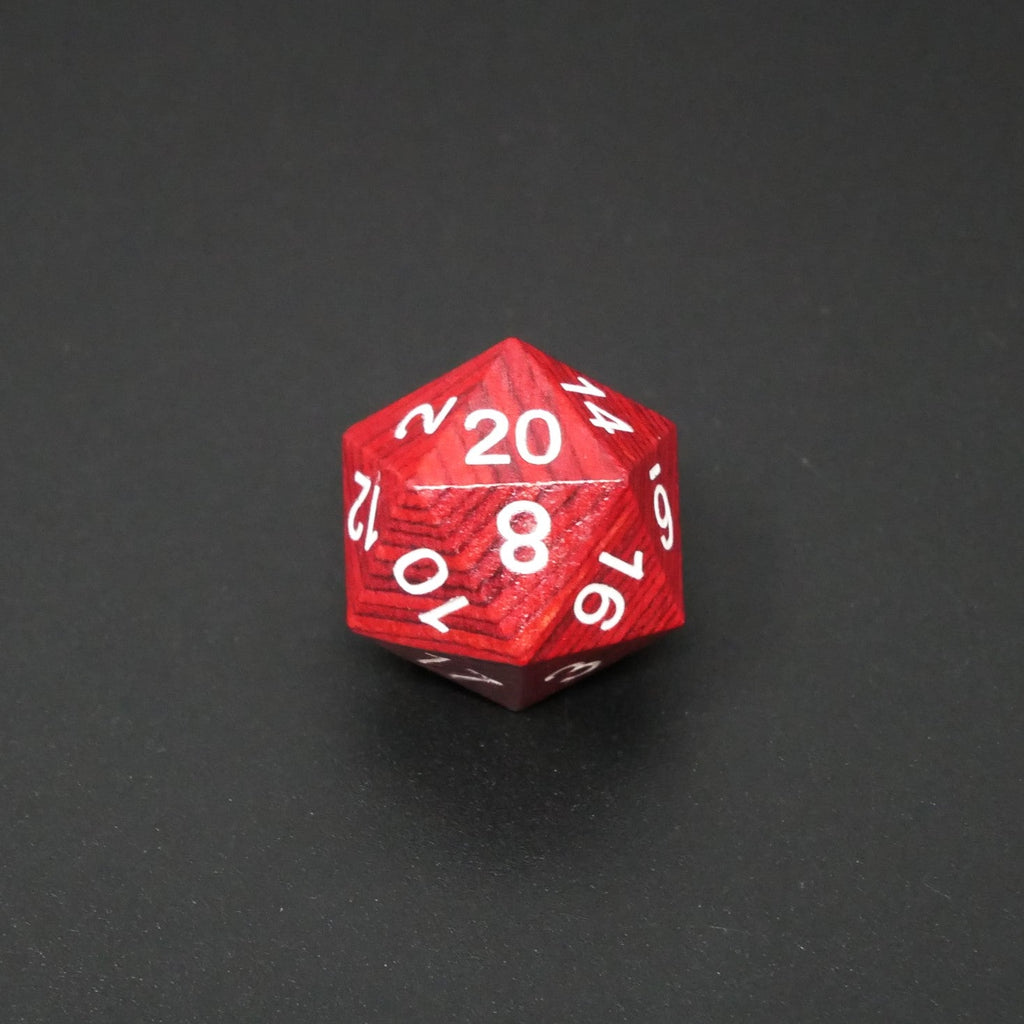 Redwood Forest - 7 Piece DnD Dice Set | Wood RPG Gaming Dice - Collectors World Toys