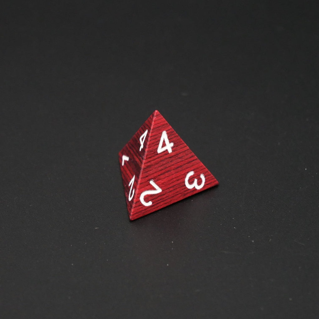 Redwood Forest - 7 Piece DnD Dice Set | Wood RPG Gaming Dice - Collectors World Toys