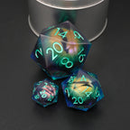 Remorhaz's Eye | Giant D20 Moving Eye DnD Dice | Acrylic RPG Gaming Dice - Collectors World Toys