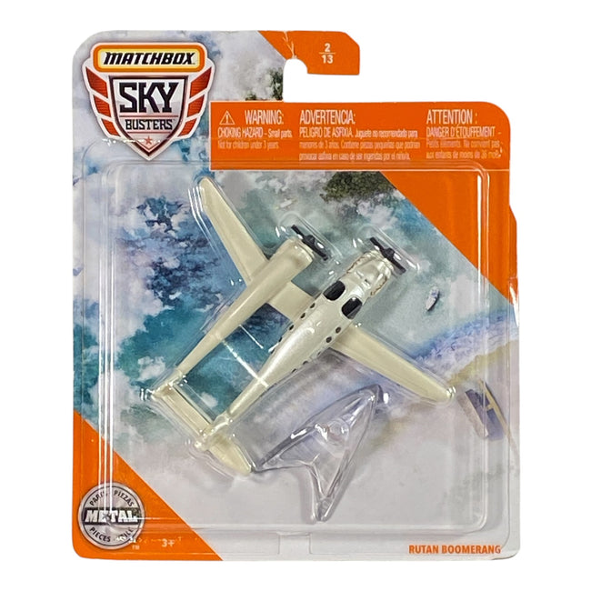 Matchbox Rutan Boomerang - Sky Busters Series 2/13 (Damaged Package) - Collectors World Toys Hover Image