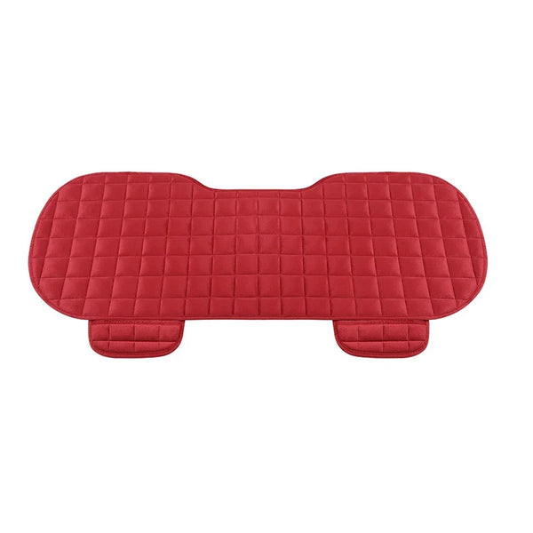 Car Seat Cover Front Rear Flocking Cloth Cushion Non Slide Winter Auto Protector Mat Pad Keep Warm Universal Fit Truck Suv Van