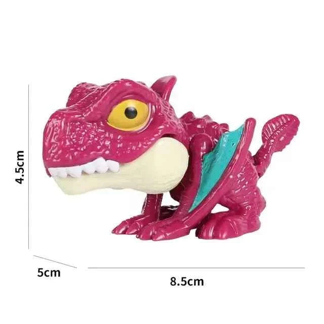 Jurassic Finger Dinosaur  Tyrannosaurus Model Toys for Kids Finger Biting Dinosaurs Movable Joints Dinosaur Toy for Boy Gift