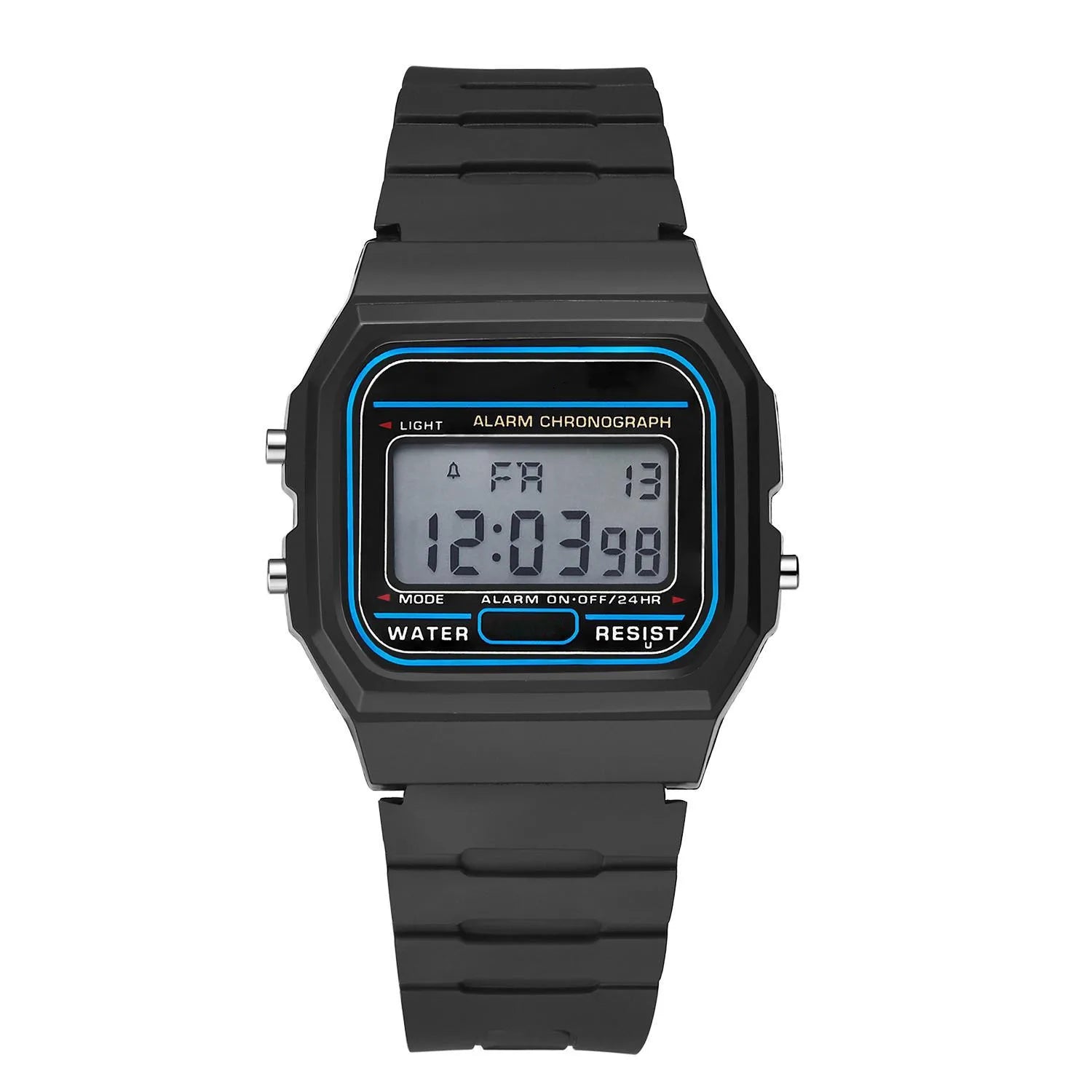 Fashion Men Digital Wristwatches Sport Army Green Mens Watches Luxury Led Electronic Clock Waterproof Square Dial Reloj Hombre