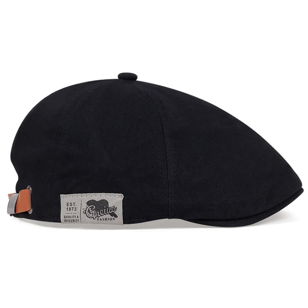 Men Side Letter Sticker Newsboy Caps British Painters Hats Spring and Autumn Adjustable Flat Cap Hip Hop Berets Peaked Cap