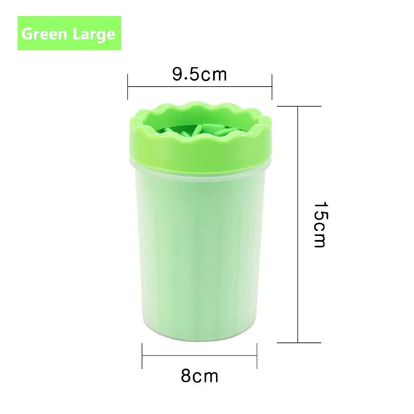 Pet Paw Cleaning Cup – Portable Silicone Dog & Cat Foot Washer | Removable Mud Cleaner (S/L/XL Sizes)
