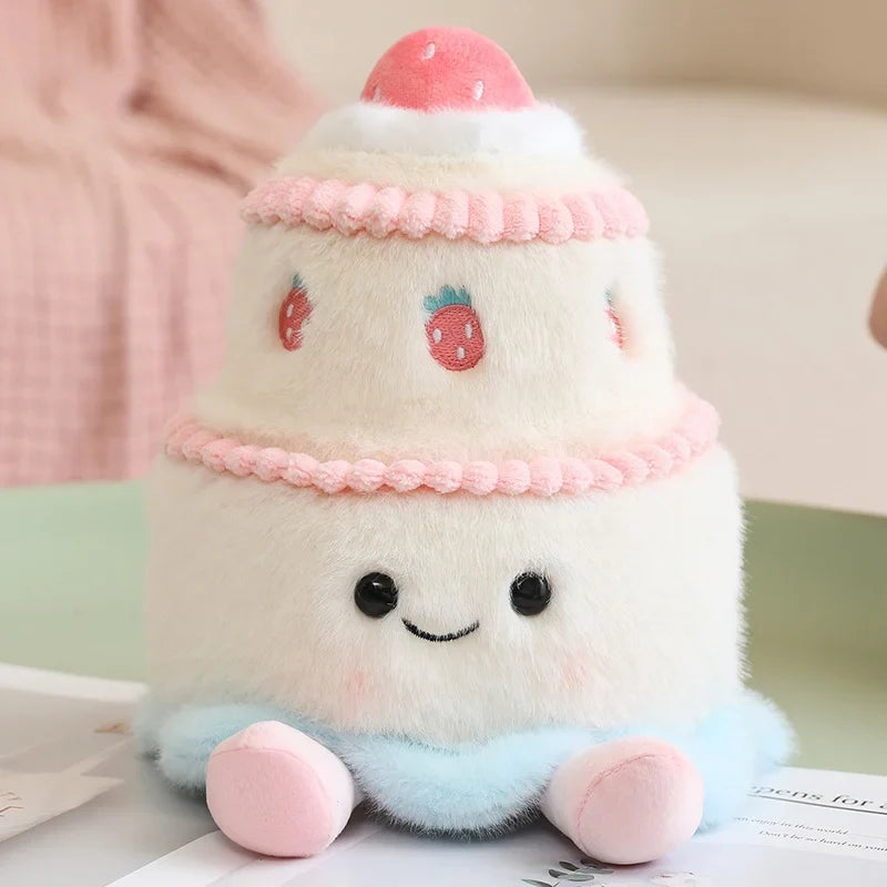 Cute Cartoon Egg & Toast Plush Toy – Breakfast Expression Stuffed Doll Pillow | Soft Baby Comfort Toy & Christmas Gift