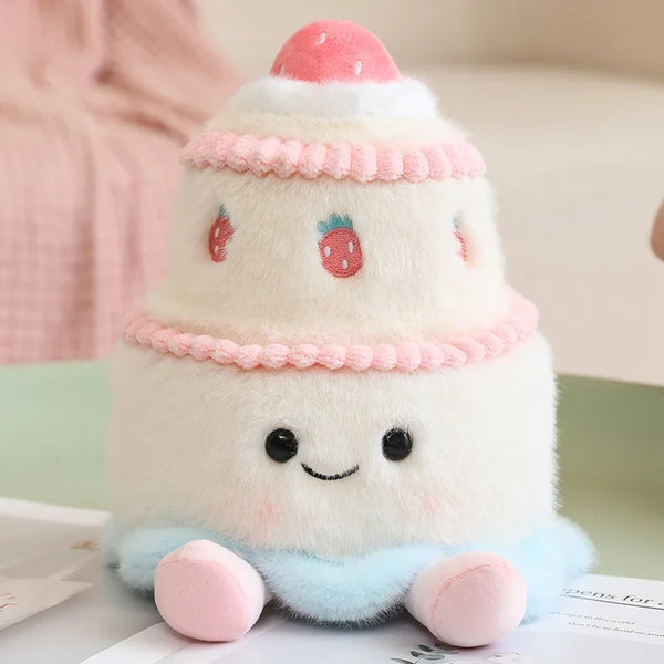 Cute Cartoon Egg & Toast Plush Toy – Breakfast Expression Stuffed Doll Pillow | Soft Baby Comfort Toy & Christmas Gift