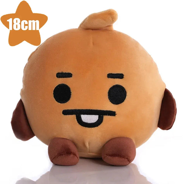 B-T-21 Plush Toy Set – Cute Cartoon Animal Keychain & Backpack Pendant, Soft Stress Relief Toy & Friend Gift