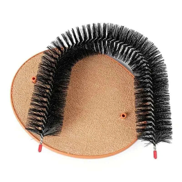 Cat Arch Self Groomer with Scratching Base