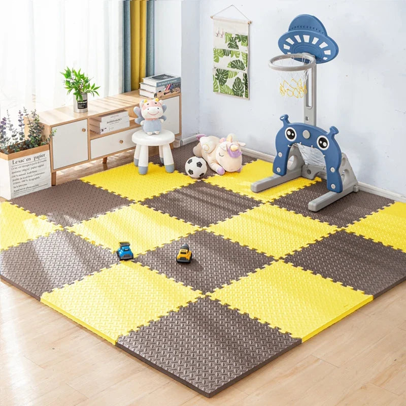 Puzzle Foam Play Mat for Children – Interlocking Tiles Baby Carpet, Kids’ Floor Padding for Home & Workout