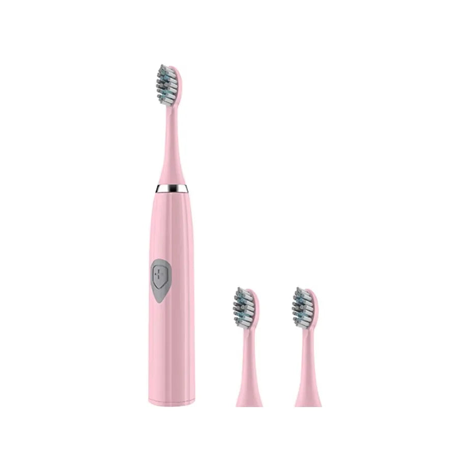Electric Toothbrush for Adults – Automatic Couples Set with Random Brush Head Colors | Rechargeable Tooth Cleaner for Home & Travel Use