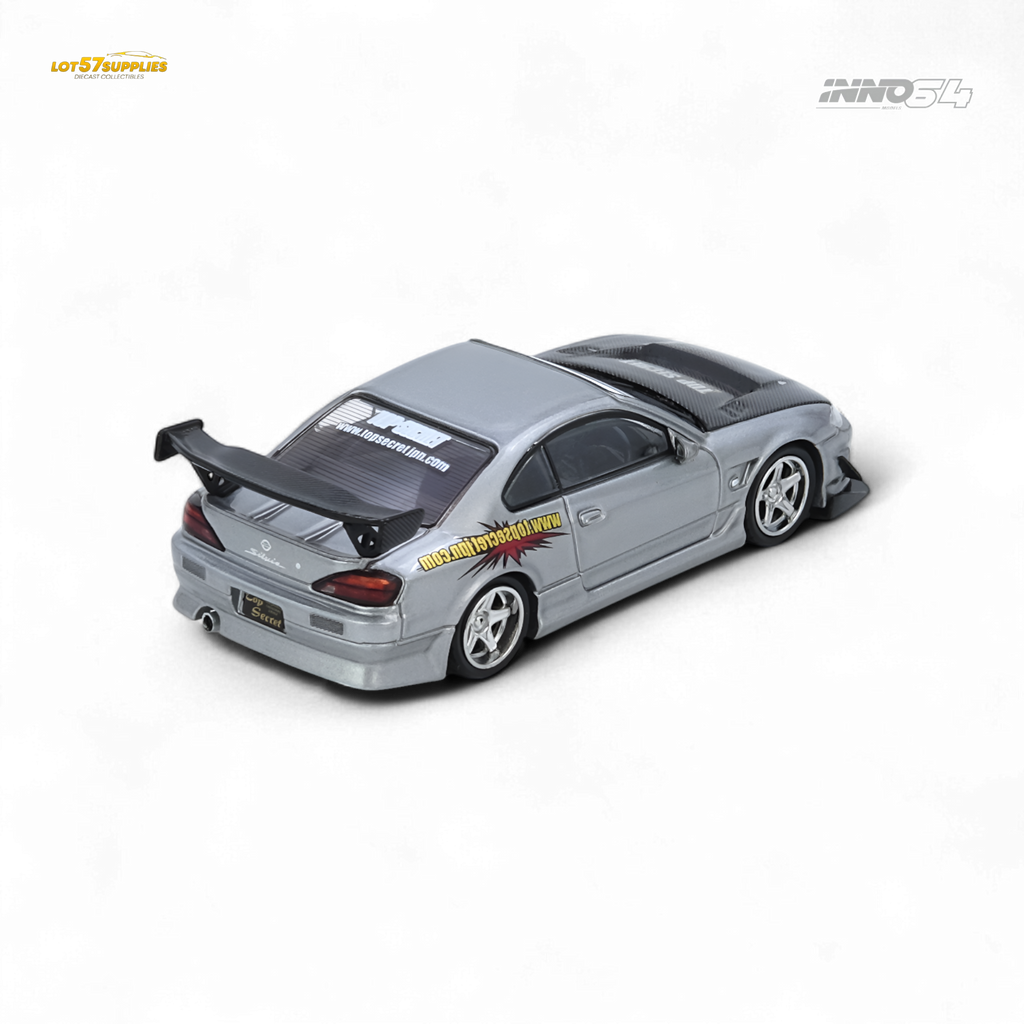 (Pre-Order) INNO64 TOP SECRET SILVIA - S15 Silver 1:64